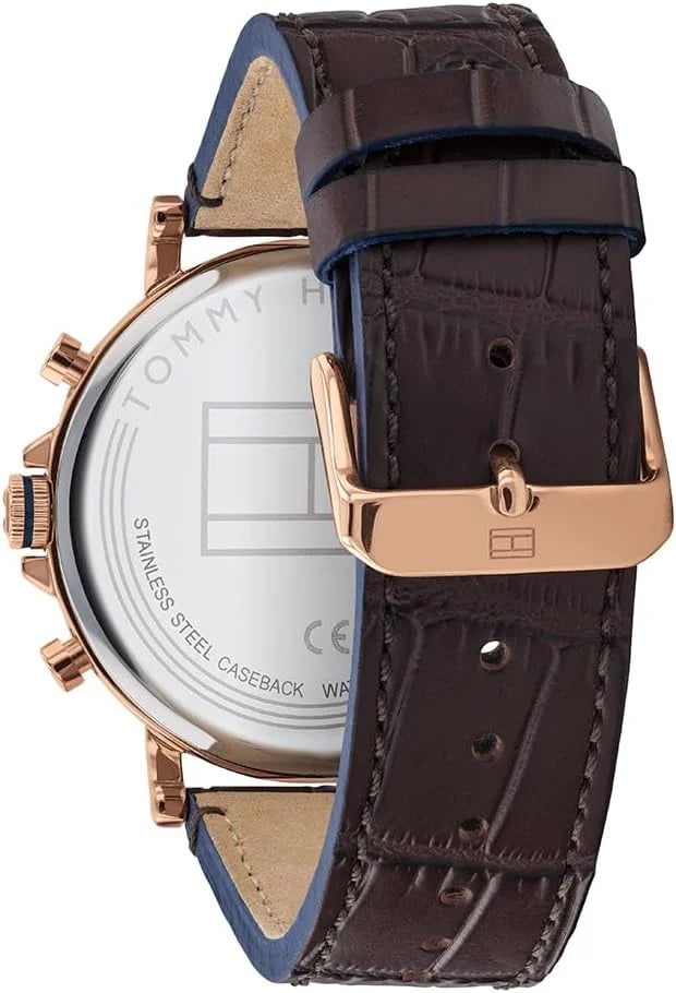 Montre Tommy Hilfiger 1710418 homme détail cadran bleu