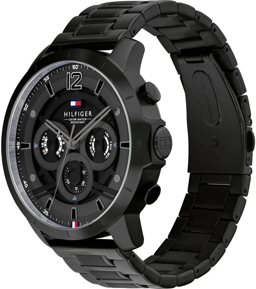 Montre Tommy Hilfiger 1710494 Luca profil bracelet acier boucle déployante