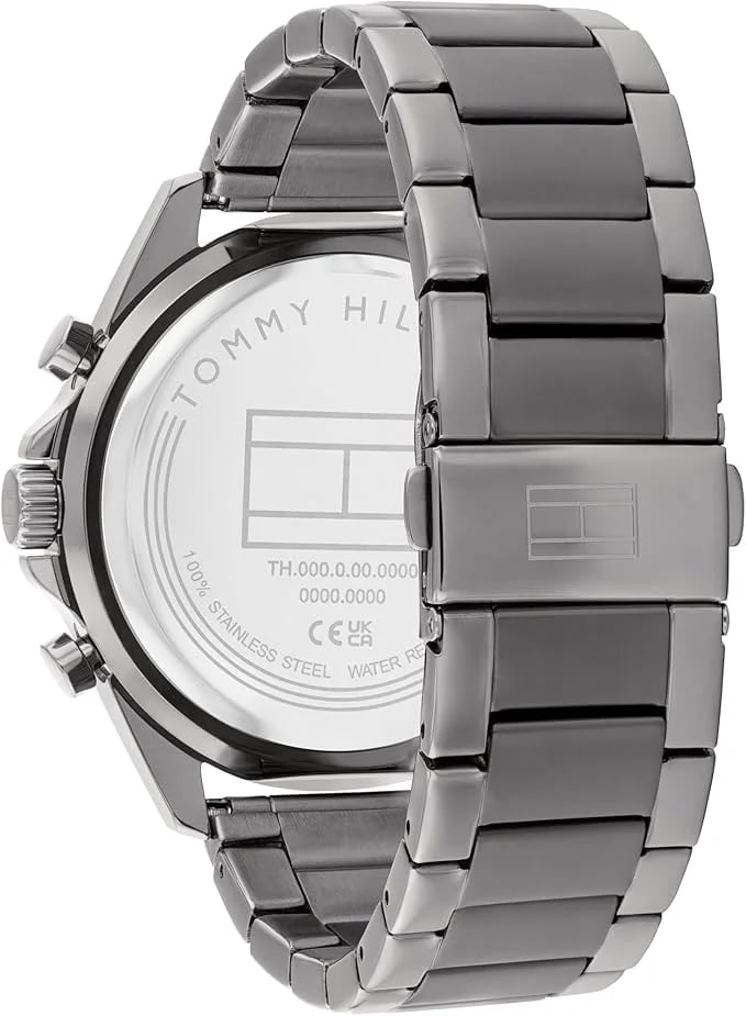 Montre Tommy Hilfiger 1710657 homme détail cadran gris