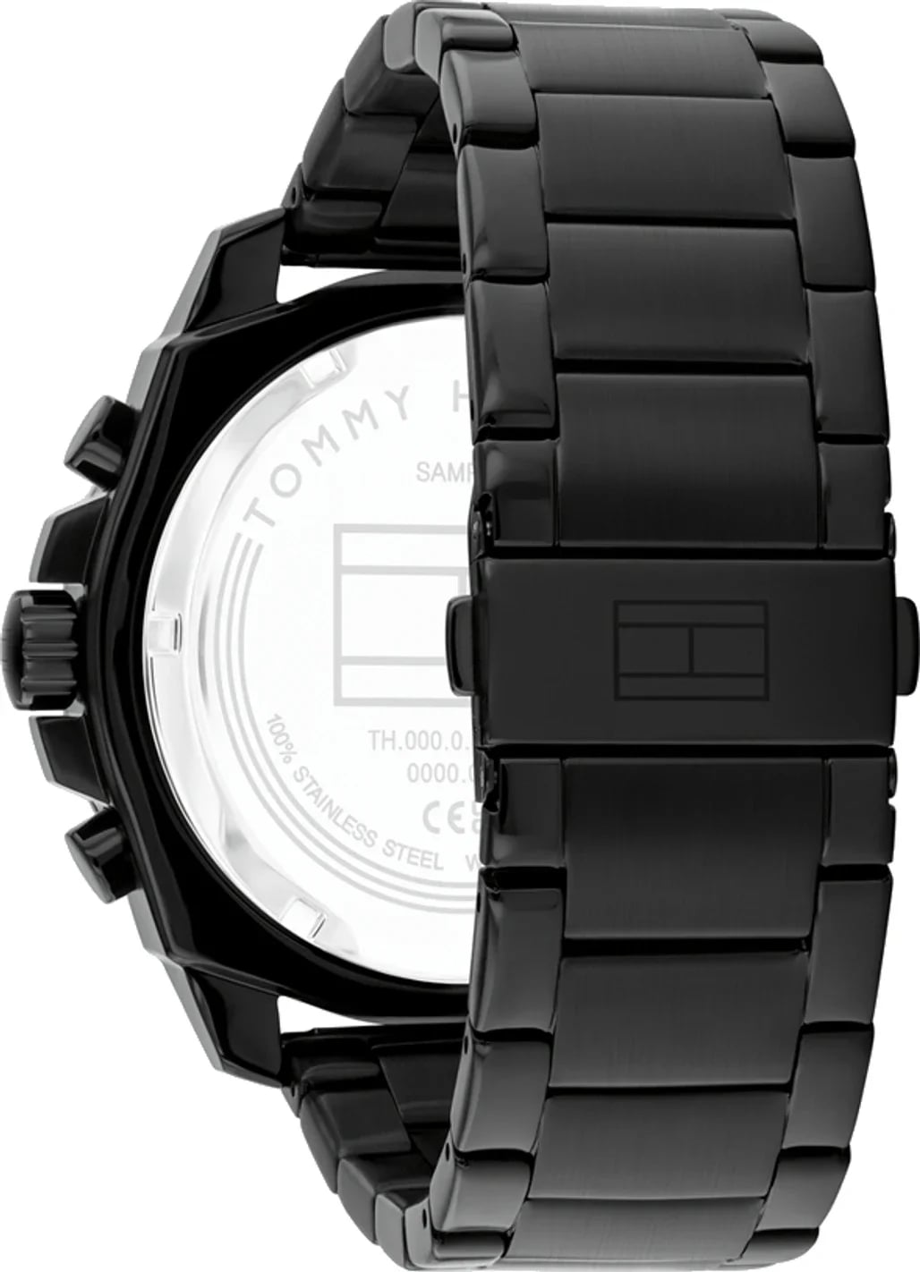Montre Tommy Hilfiger 1710690 homme détail cadran noir