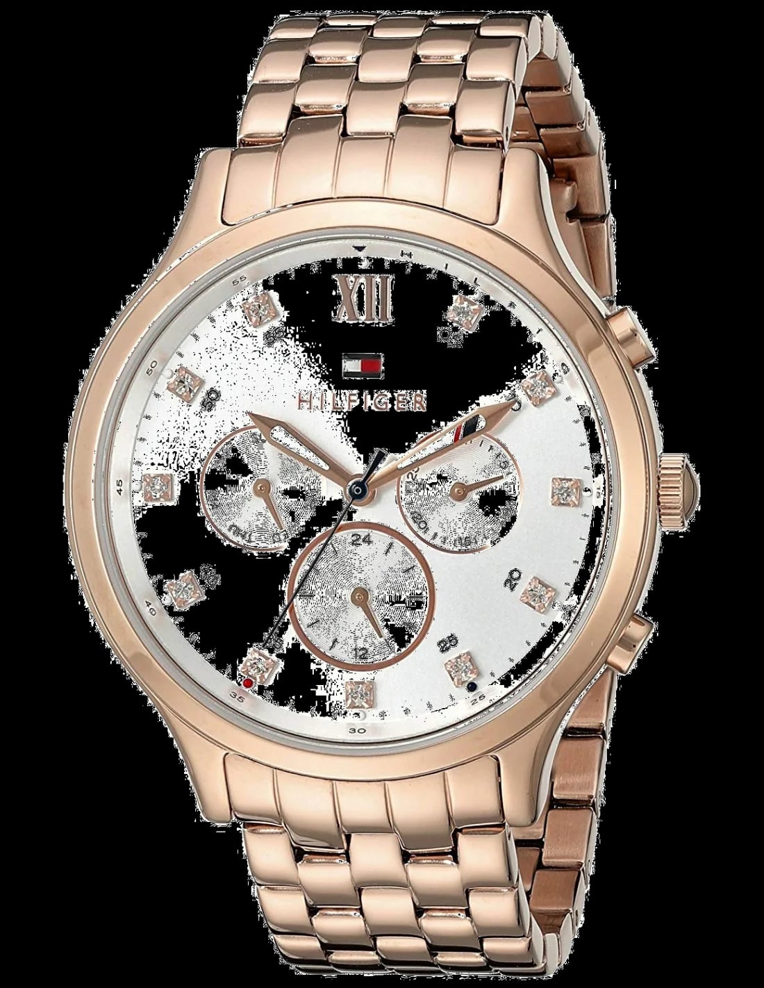 Montre Tommy Hilfiger 1781611 femme cadran argent bracelet acier inoxydable