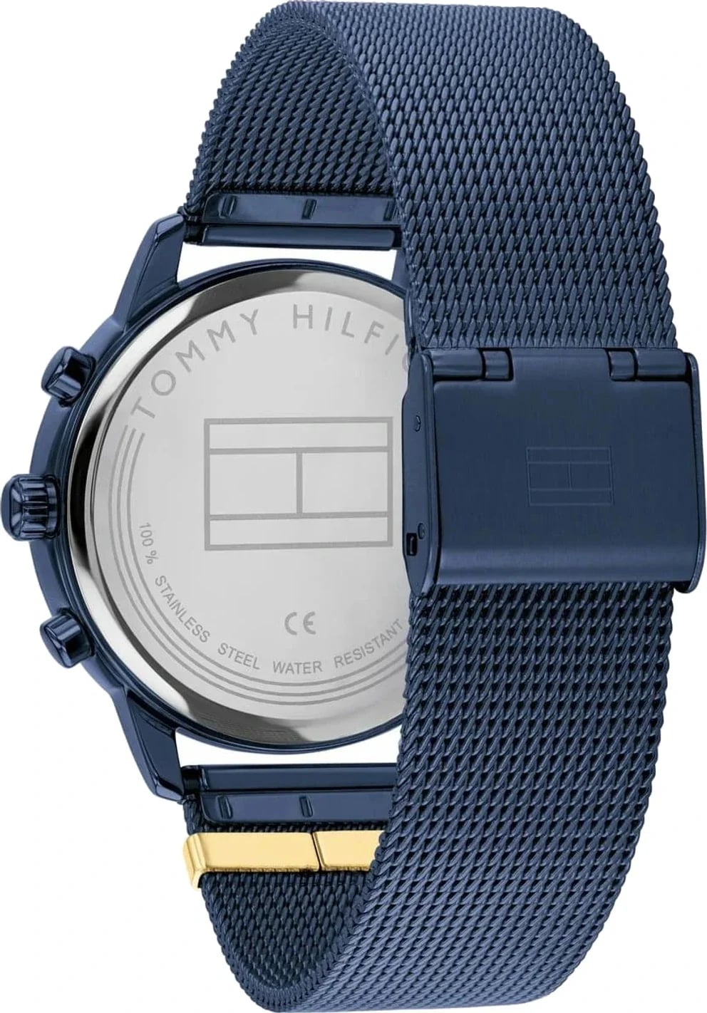 Montre Tommy Hilfiger 1781893 femme détail cadran bleu