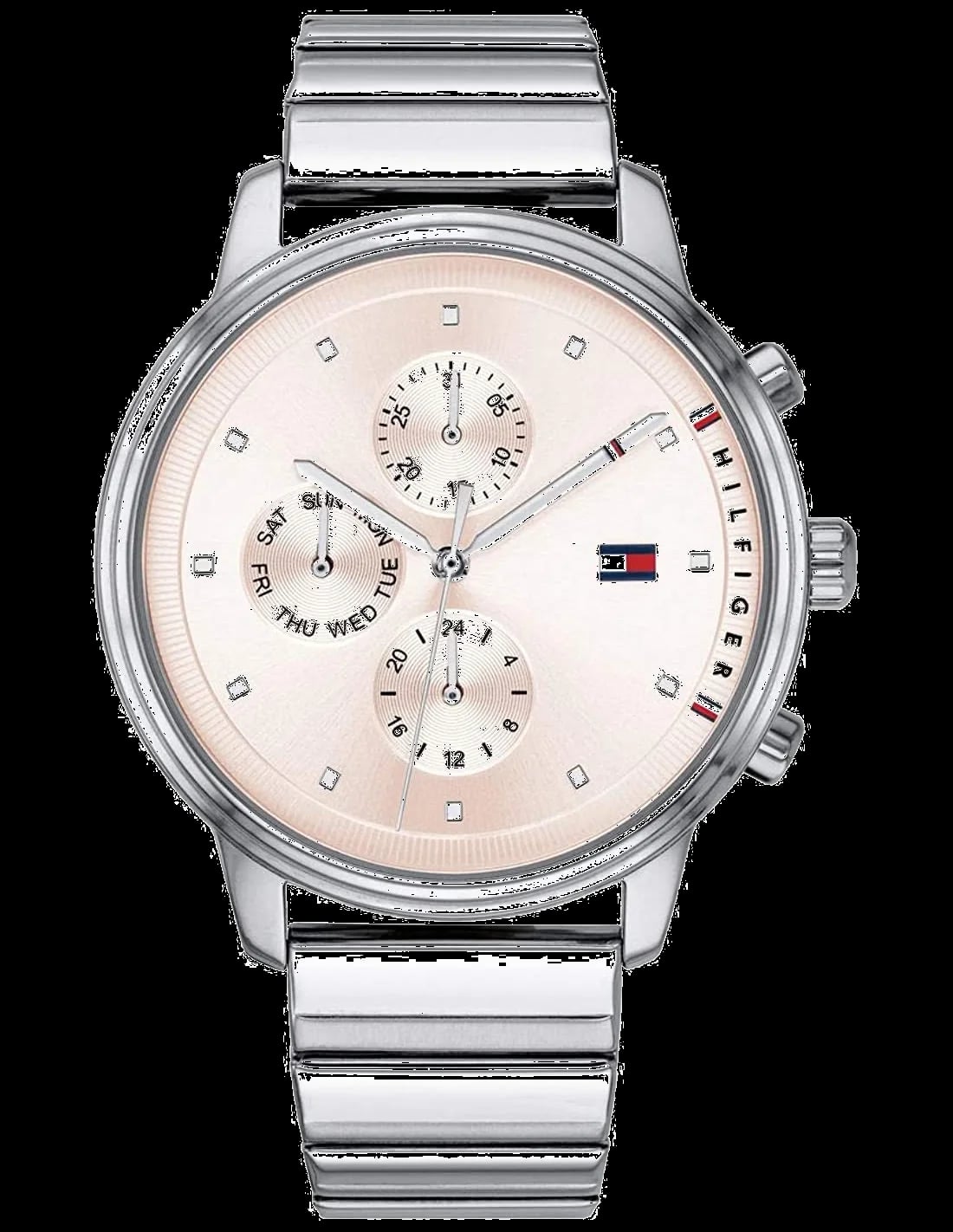 Montre Tommy Hilfiger 1781904 femme cadran fuchsia bracelet acier inoxydable