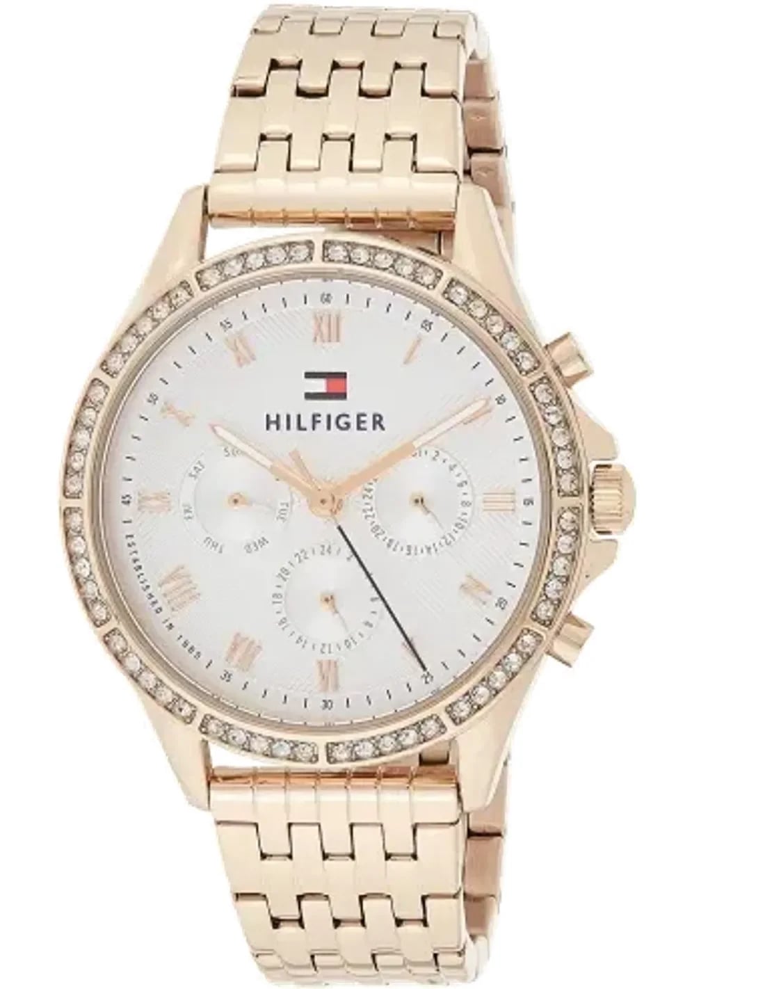 Montre Tommy Hilfiger 1781978 femme cadran argent bracelet acier inoxydable