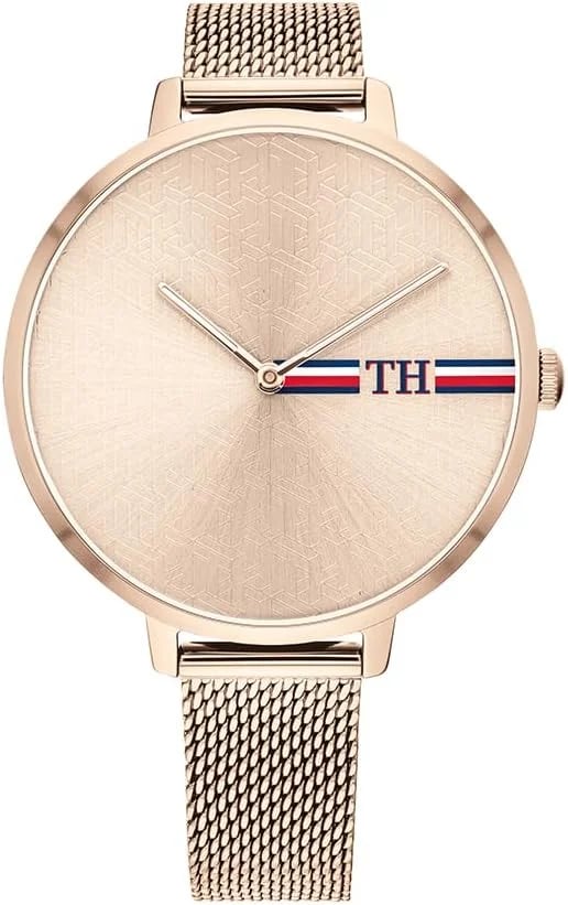 Montre Tommy Hilfiger 1782158 femme cadran or rose bracelet acier inoxydable