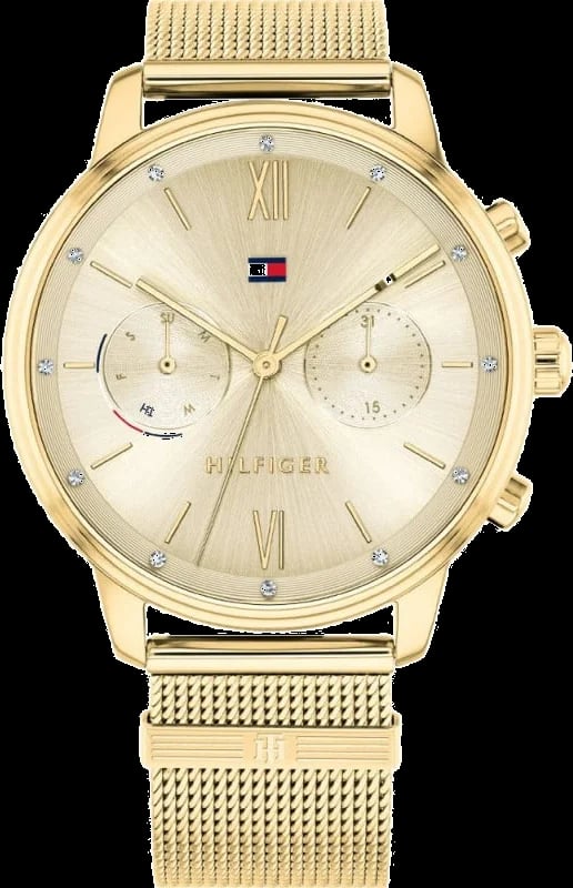 Montre Tommy Hilfiger 1782302 Blake femme cadran doré maille milanaise or