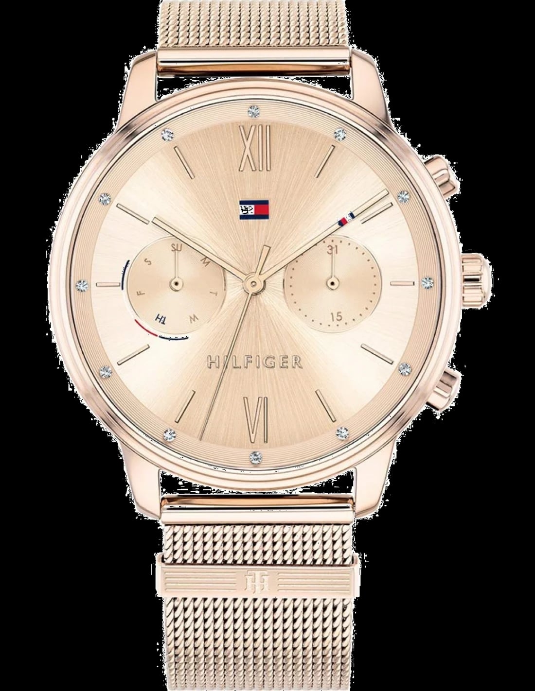 Montre Tommy Hilfiger 1782303 femme cadran or rose bracelet acier inoxydable