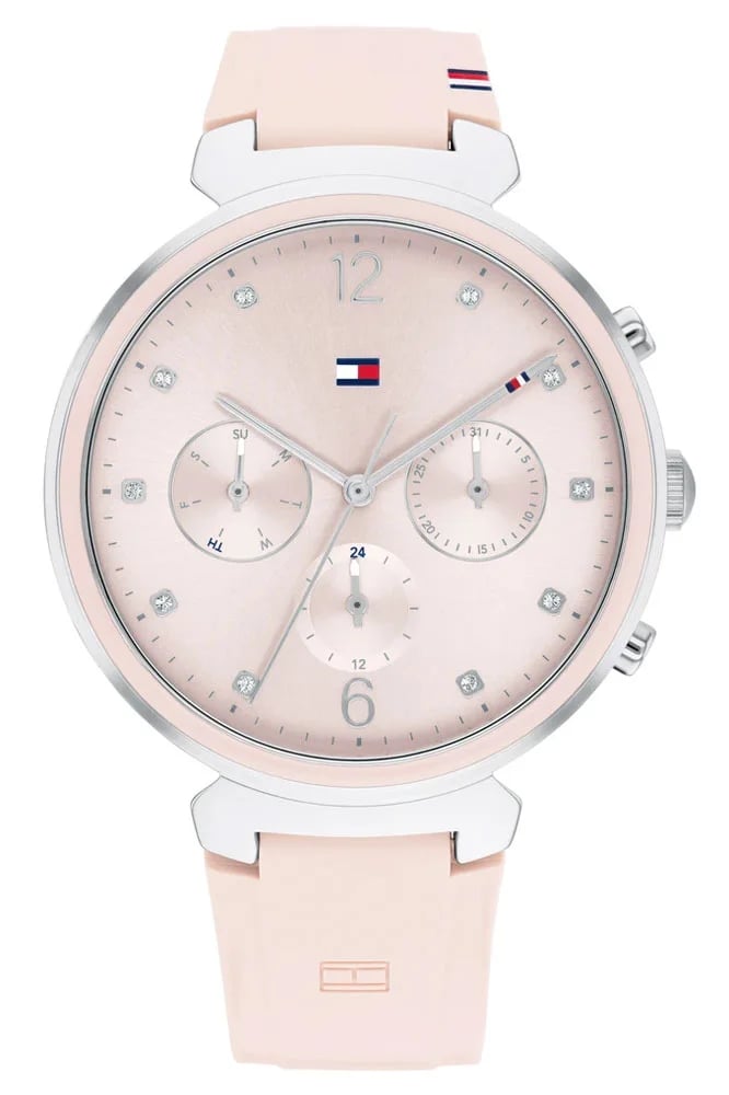 Montre Tommy Hilfiger 1782343 femme cadran rose bracelet silicone