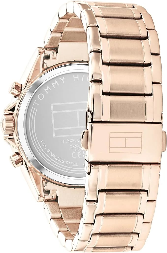 Montre Tommy Hilfiger 1782558 femme détail cadran or rose