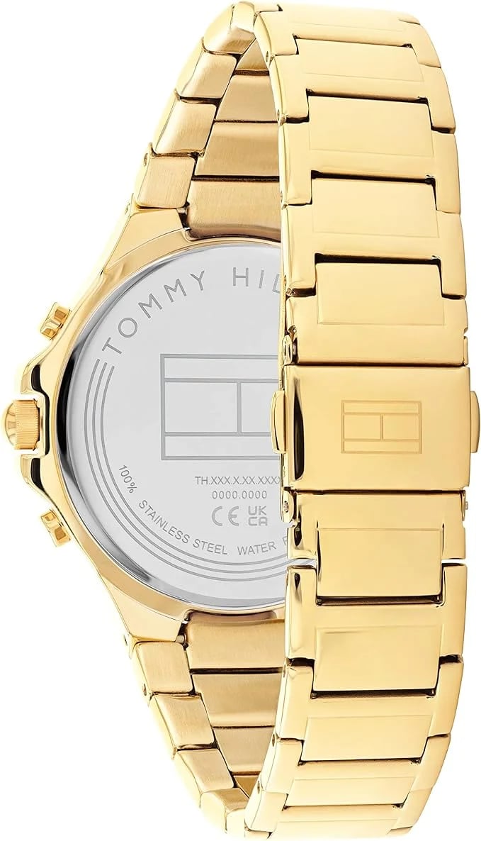 Montre Tommy Hilfiger 1782599 femme détail cadran noir