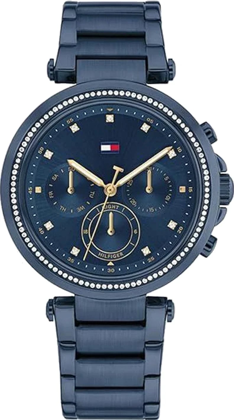 Montre Tommy Hilfiger 1782704 femme cadran bleu bracelet acier
