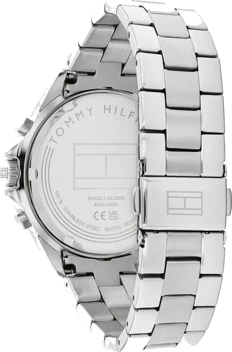 Montre Tommy Hilfiger 1782707 femme détail cadran argent