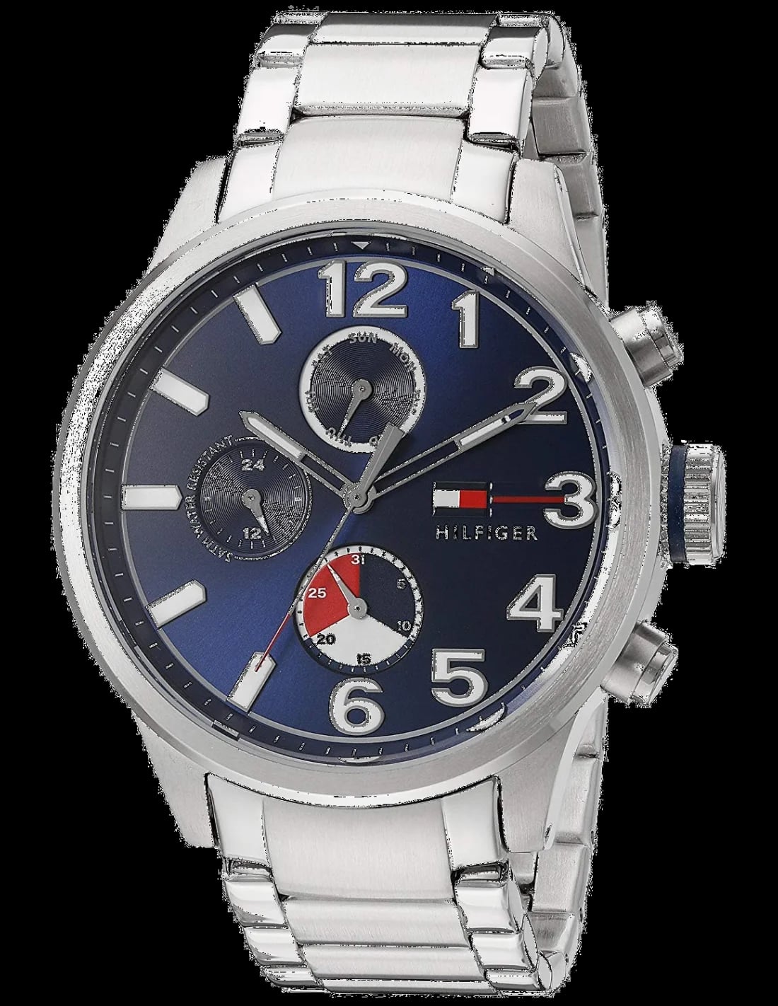 Montre Tommy Hilfiger 1791242 homme cadran bleu bracelet acier inoxydable