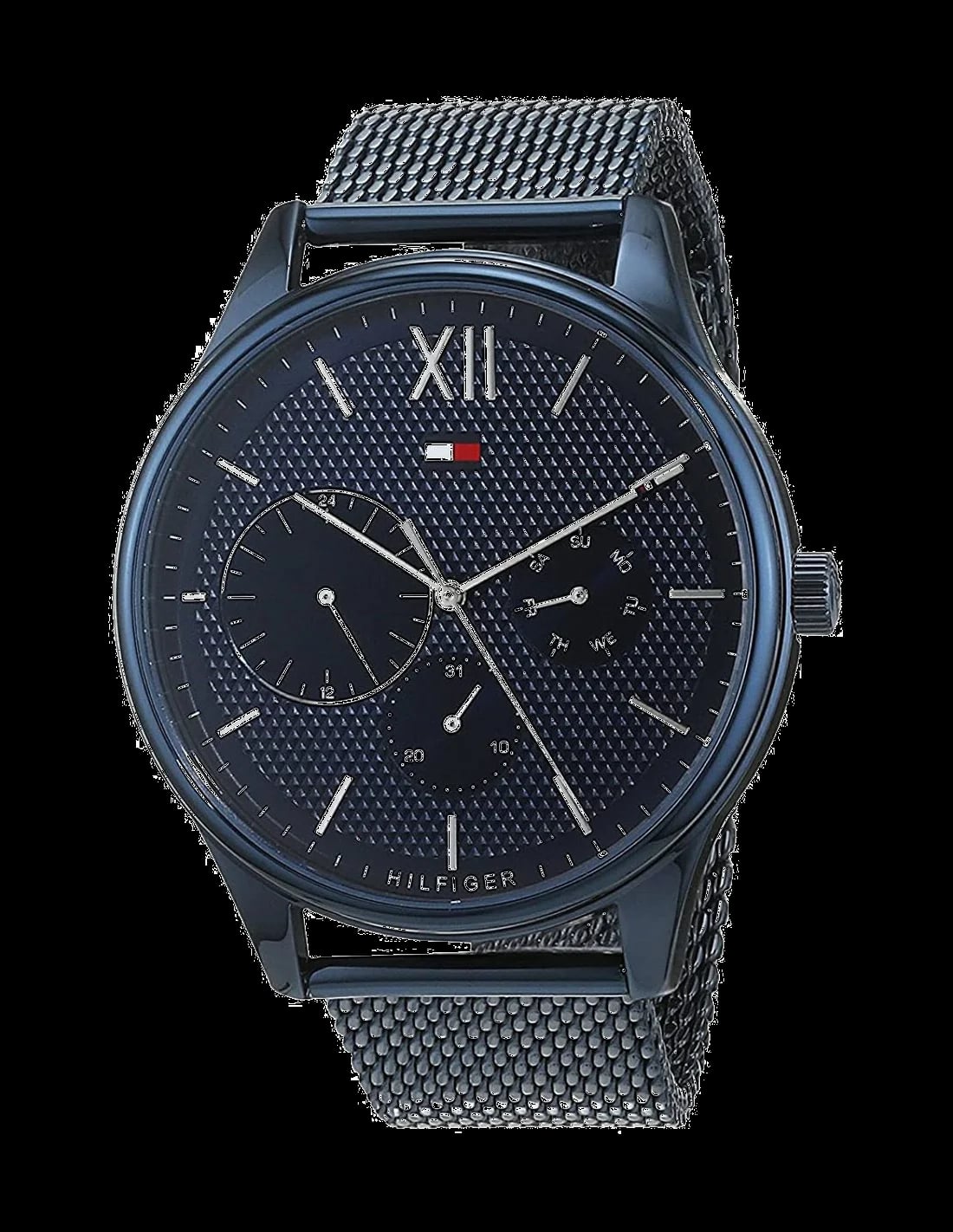 Montre Tommy Hilfiger 1791421 homme cadran bleu bracelet acier inoxydable