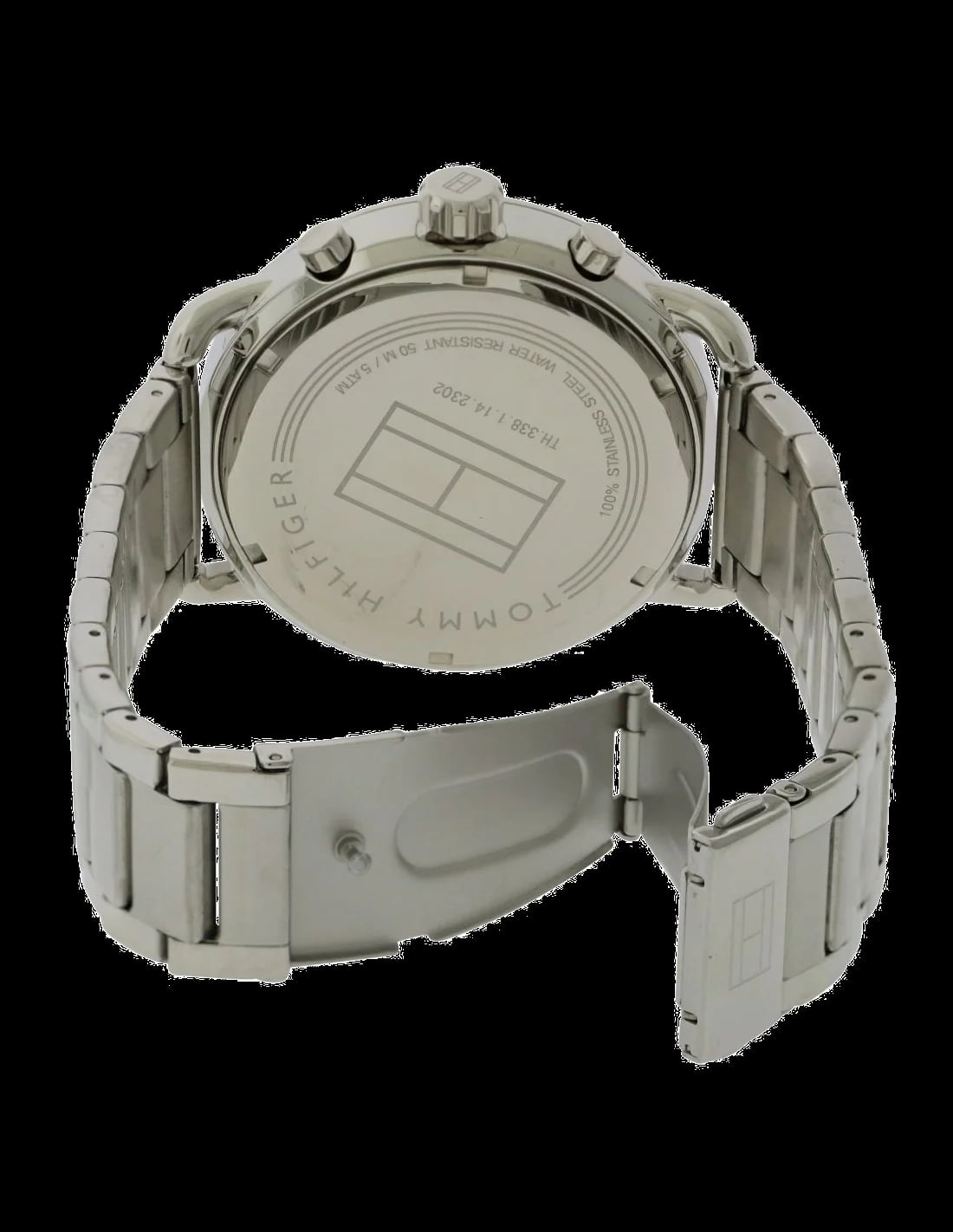 Montre Tommy Hilfiger 1791422 homme verso boîtier argent