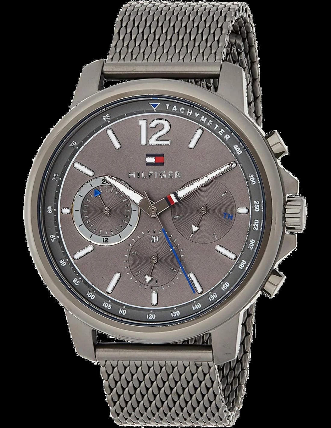 Montre Tommy Hilfiger 1791530 homme cadran noir bracelet acier inoxydable