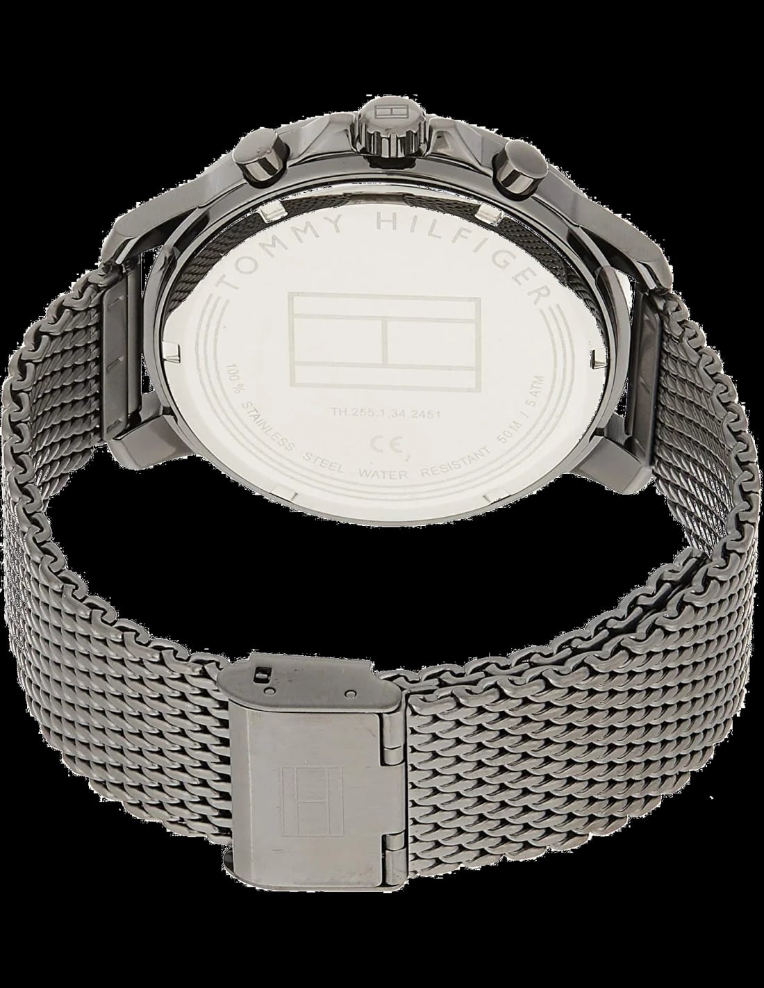 Montre Tommy Hilfiger 1791530 homme détail cadran noir
