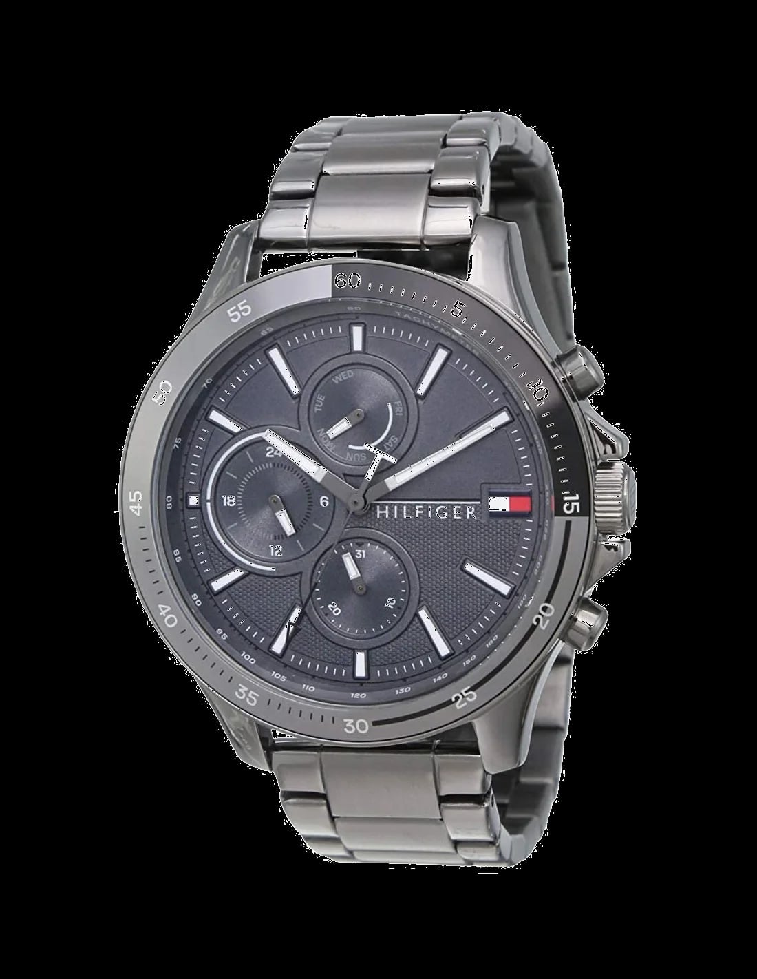 Montre Tommy Hilfiger 1791719 homme cadran gris bracelet acier
