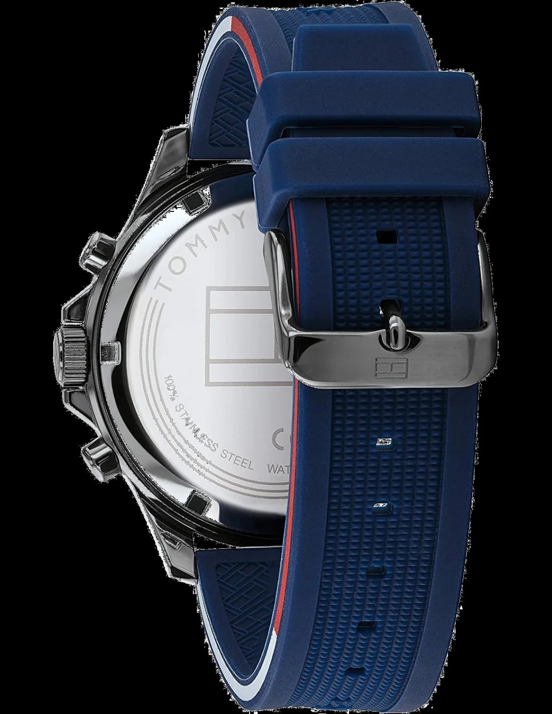 Montre Tommy Hilfiger 1791721 homme détail cadran bleu