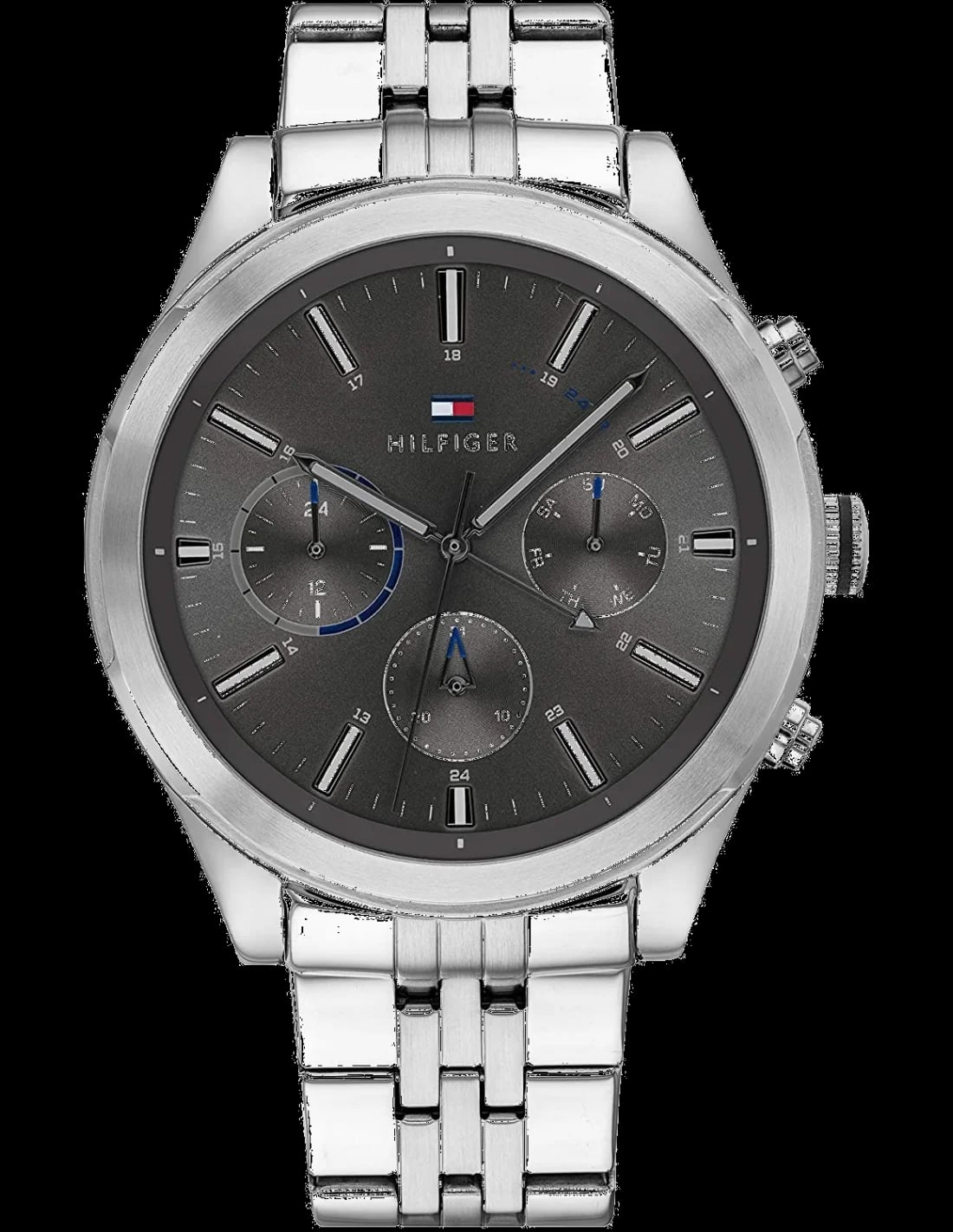 Montre homme Tommy Hilfiger Ashton 1791737 cadran gris acier sport