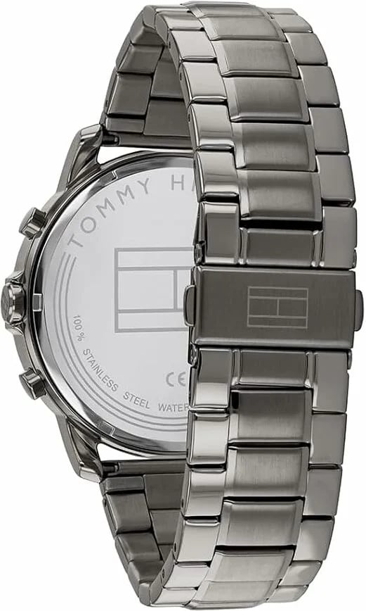 Montre Tommy Hilfiger 1791796 homme détail cadran bleu
