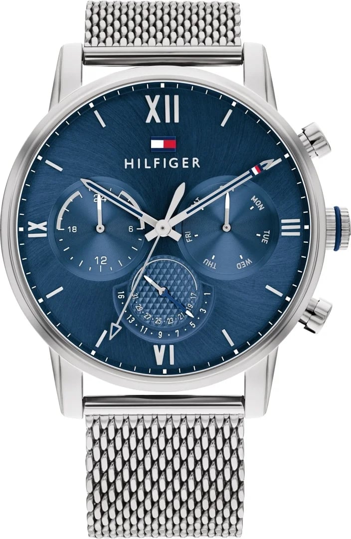 Montre Tommy Hilfiger 1791881 homme cadran bleu bracelet acier inoxydable