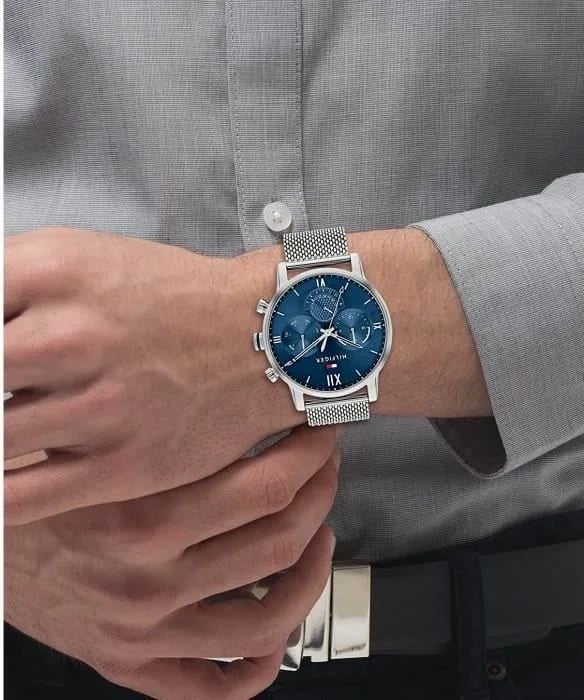 Montre Tommy Hilfiger 1791881 homme verso boîtier argent
