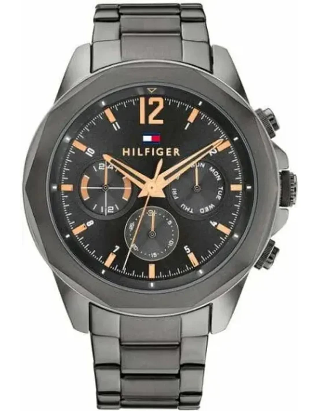 Montre Tommy Hilfiger 1792061 homme cadran gris bracelet acier inoxydable