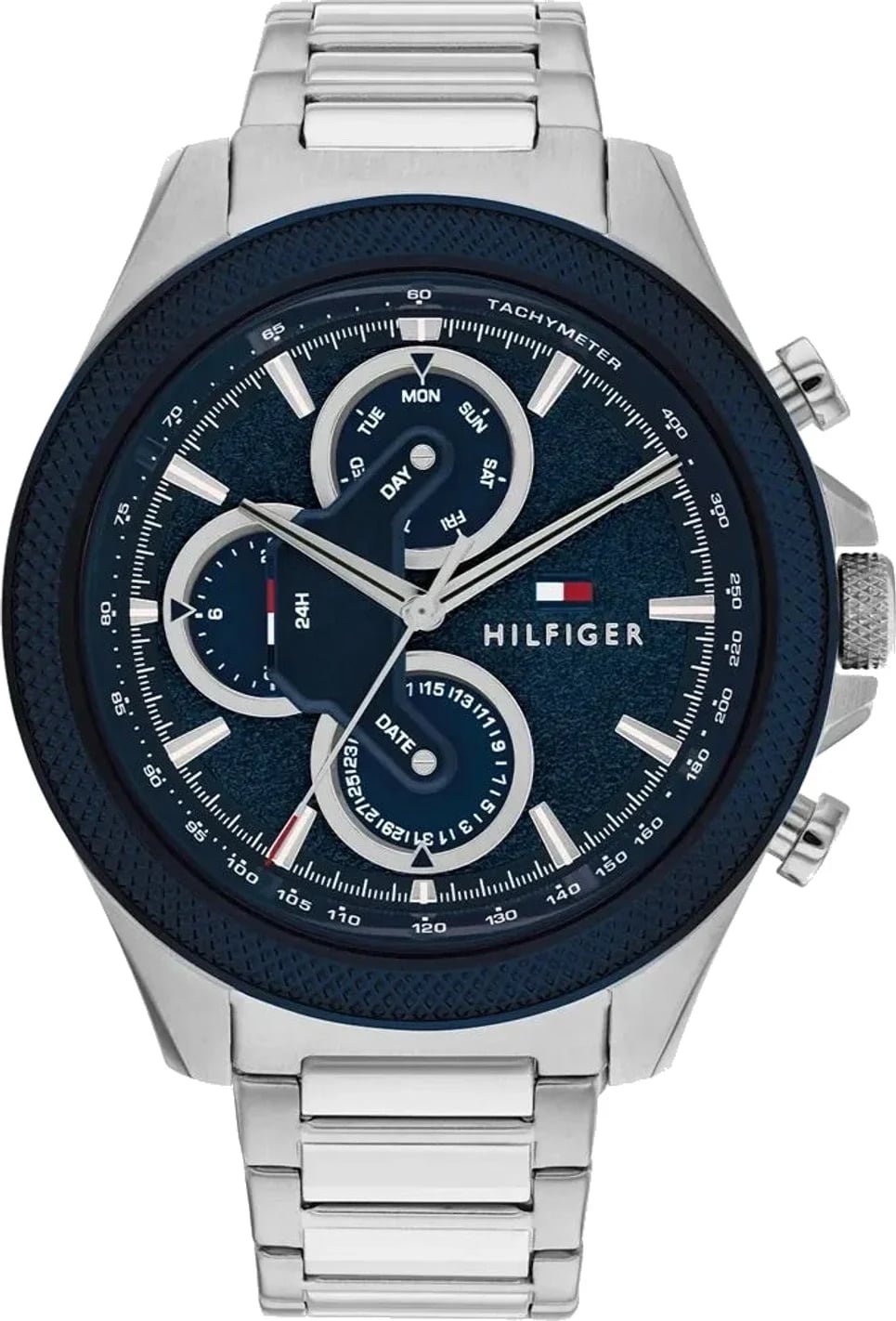 Montre Tommy Hilfiger 1792080 homme cadran bleu bracelet acier