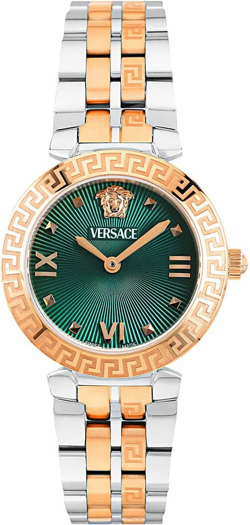 Montre Versace VEOCA0224 femme cadran vert bracelet acier inoxydable