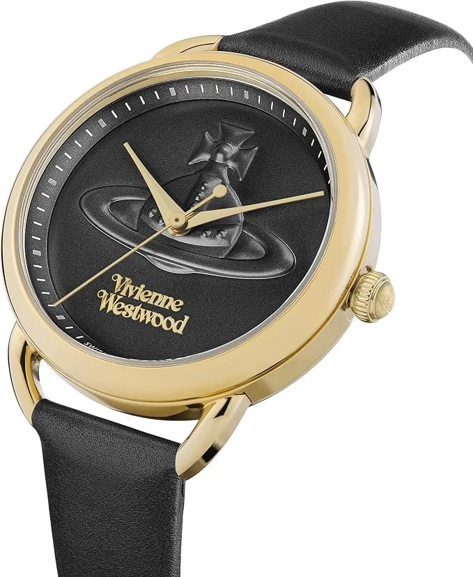 Montre Vivienne Westwood VV163GDBLK femme vue de profil