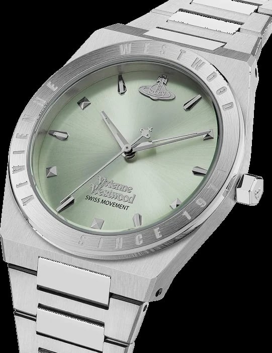Montre Vivienne Westwood VV244PGRSL femme vue de profil