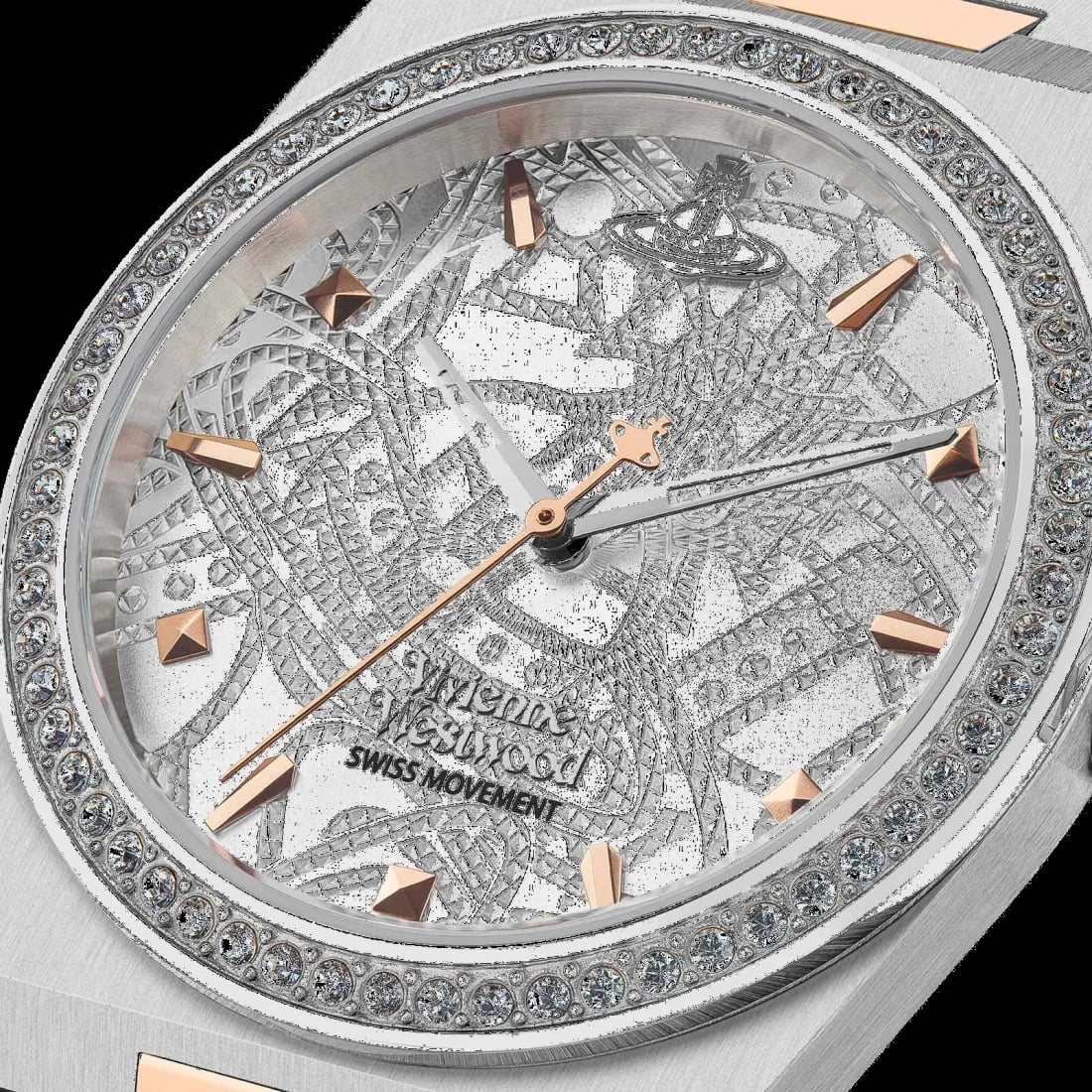 Montre Vivienne Westwood VV244WSSR femme verso boîtier argent