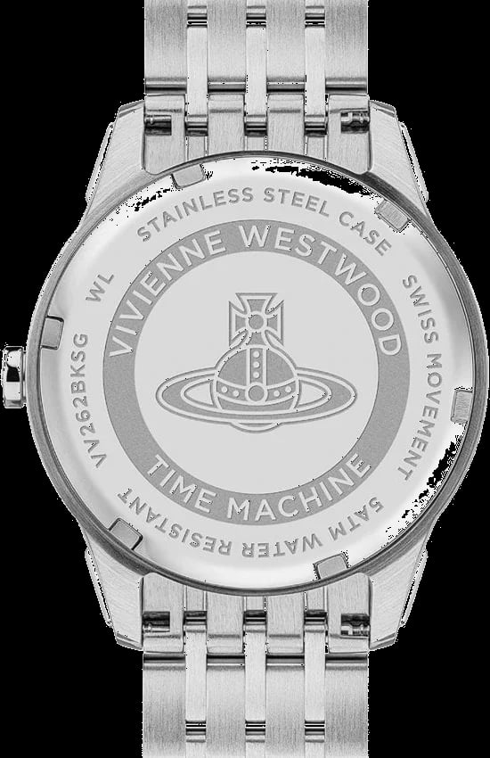 Montre Vivienne Westwood VV262BKSG femme verso boîtier bicolore