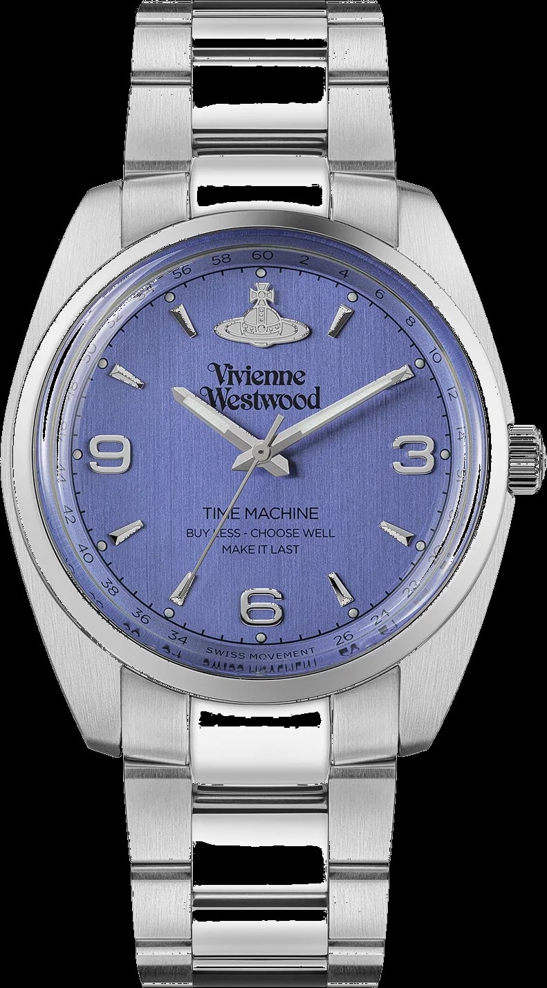 Montre Vivienne Westwood VV274MBLSL femme cadran violet bracelet acier inoxydable