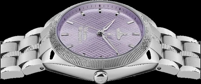 Montre Vivienne Westwood VV281PPSL femme détail bracelet acier inoxydable