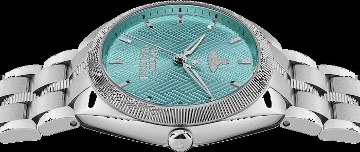 Montre Vivienne Westwood VV281TQSL femme détail bracelet acier inoxydable