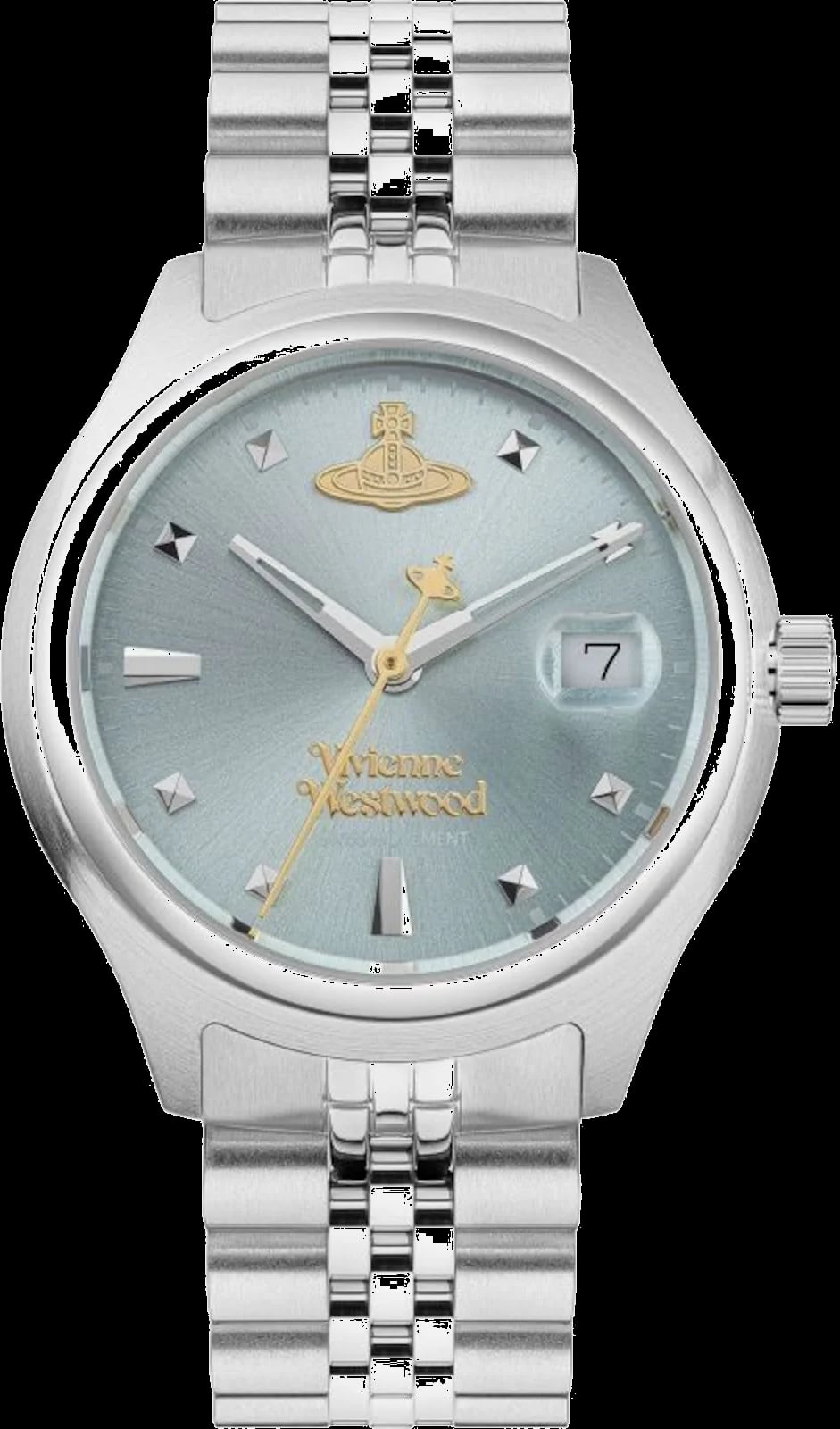 Montre Vivienne Westwood VV311LBLSL femme cadran bleu bracelet acier inoxydable