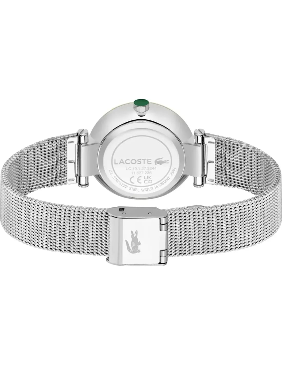 Lacoste Orba 2001348 Green Dial Milanese Mesh Women's Watch view 3