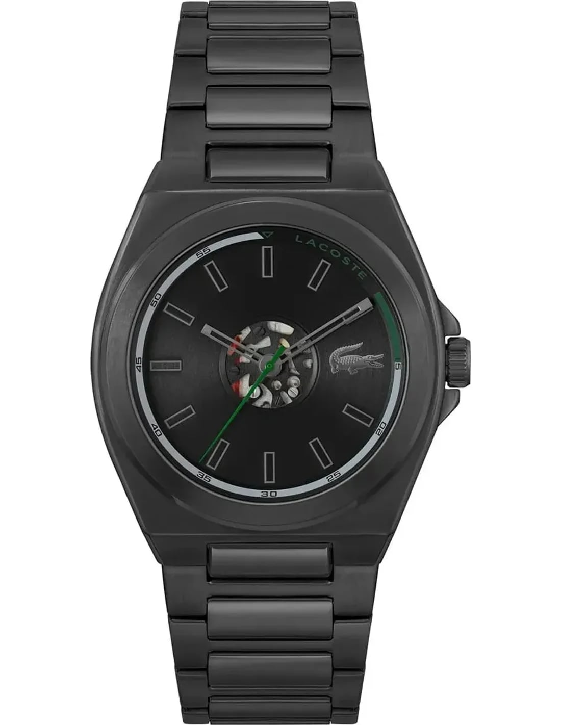 Lacoste Reno 2011336 Black Stainless Steel Men's Watch