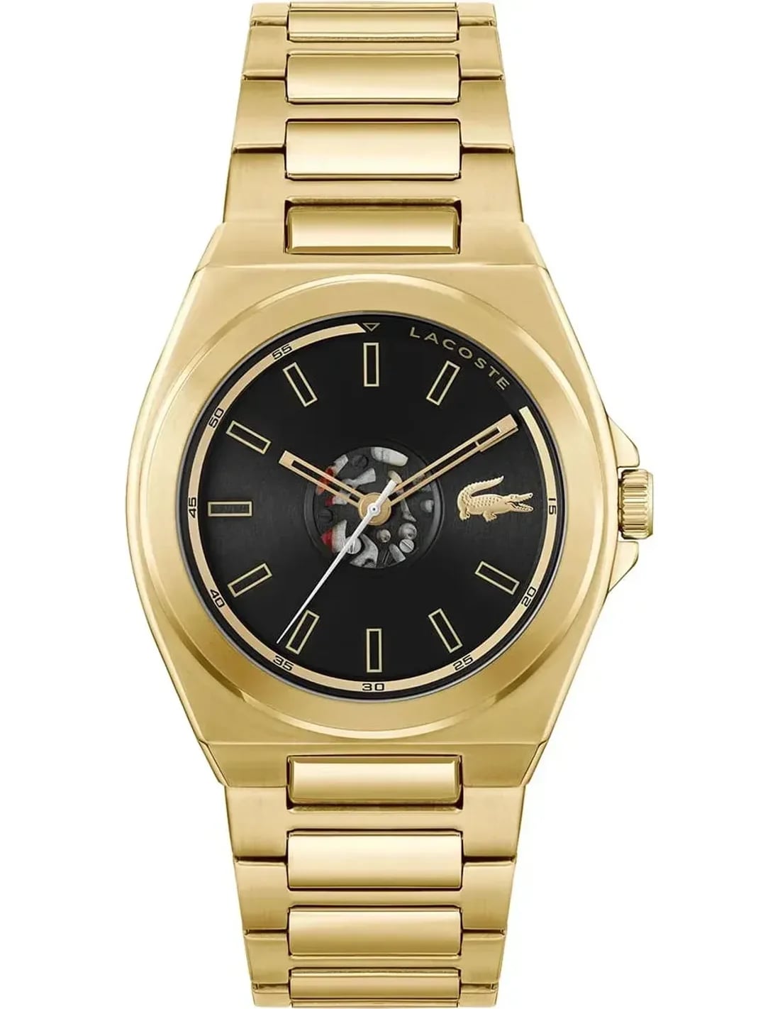 Lacoste Reno 2011337 Gold Men's Watch with Steel Bracelet