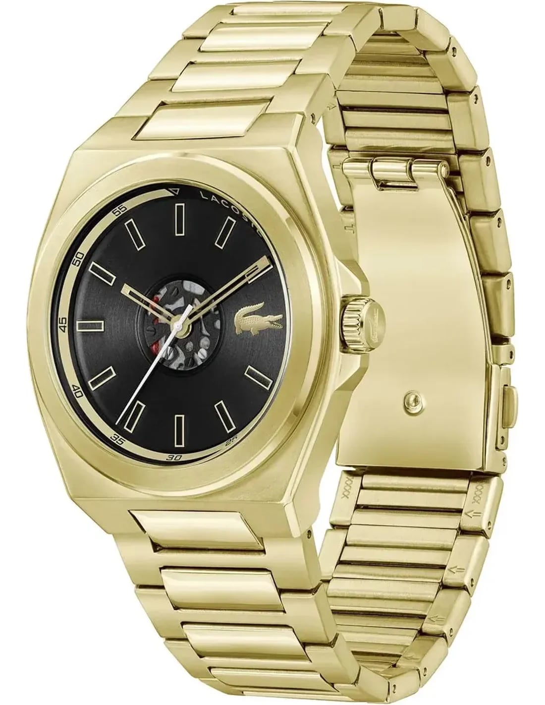 Lacoste Reno 2011337 Gold Men's Watch with Steel Bracelet view 2