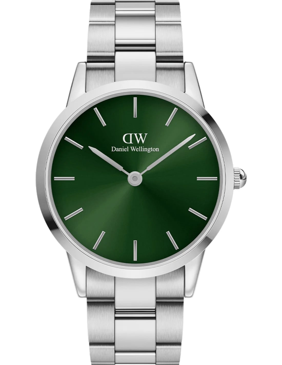 Daniel Wellington DW00100427 Iconic Link Silver Green Dial Men's Watch