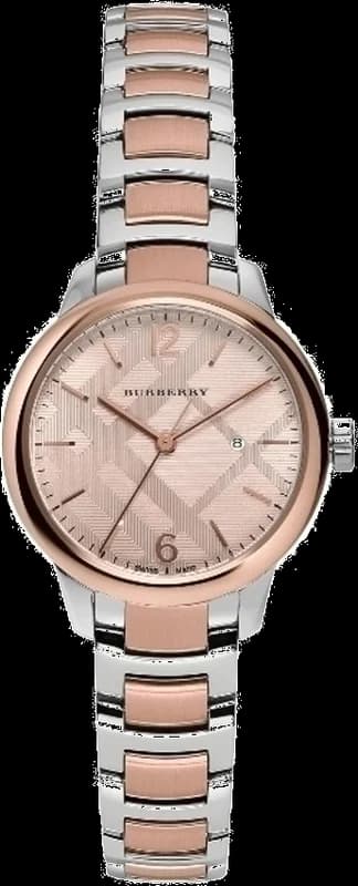 Burberry BU10117 Two-Tone Bracelet Round Women's Watch