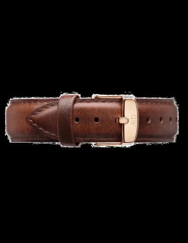 Daniel Wellington CLASSIC ST MAWES Brown Leather Replacement Strap