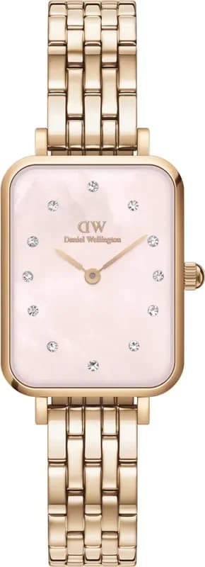 Daniel Wellington DW00100621 Quadro Lumine Rose Mother-of-Pearl Rose Gold Women's Watch