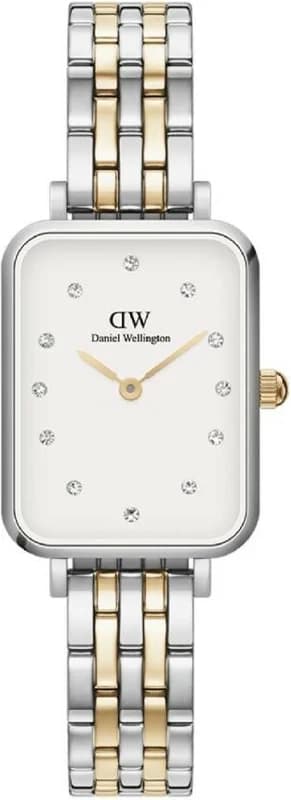Daniel Wellington DW00100625 Quadro Lumine Two-Tone Crystal Women's Watch