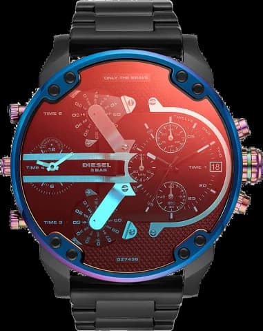 Diesel DZ7436 Mr Daddy 2.0 Iridescent Dial Multifunction Coloured Men's Watch