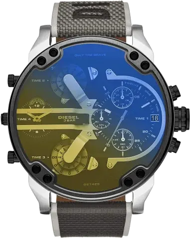 Diesel DZ7429 Mr. Daddy 2.0 XXL Men's Watch with Fluorescent Strap