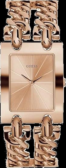Guess W1117L3 Heavy Metal Rose Gold Chain Bracelet Women's Watch